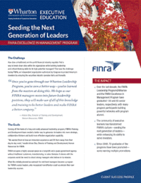 FINRA Client Success Profile