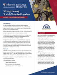 Women's World Bank Client Success Profile