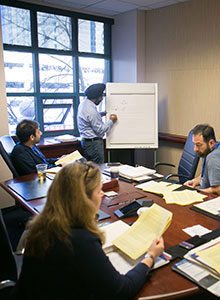 participants in classroom