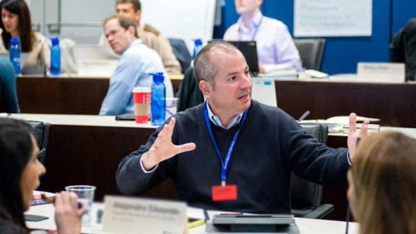 wharton participants in classroom