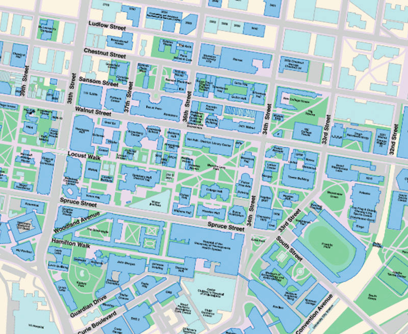 Penn Campus Map