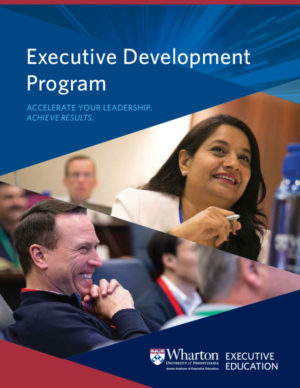Executive Development Program Brochure