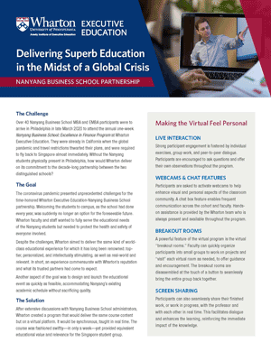 Client Success Profile - Nanyang Business School Partnership