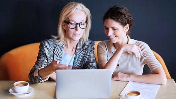 Two business women